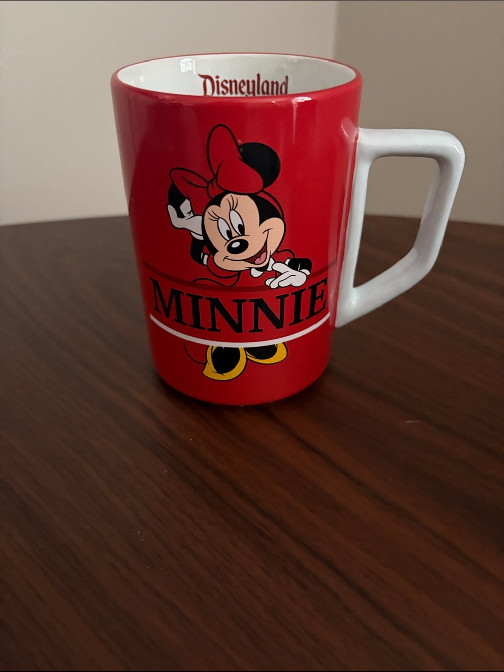 Disney Minnie Red and White Ceramic Coffee Mug